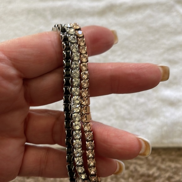 Set of 3 Beautiful Stretch Bracelets Set - Picture 3 of 3